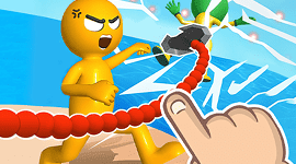 Draw weapon fighting game